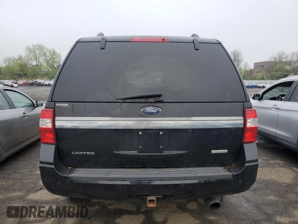 2017 Ford Expedition Limited with VIN 1FMJU1KT6HEA48361, listed as a Copart auction lot 55511405 with 141,700 mi miles and Clean title. Bid and sale history available at DreamBid. Image 6.