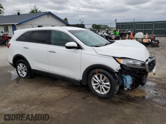 2019 Kia Sorento L with VIN 5XYPG4A37KG531610, listed as a Copart auction lot 54531895 with Not Provided miles and Salvage Title. Bid and sale history available at DreamBid. Image 4.
