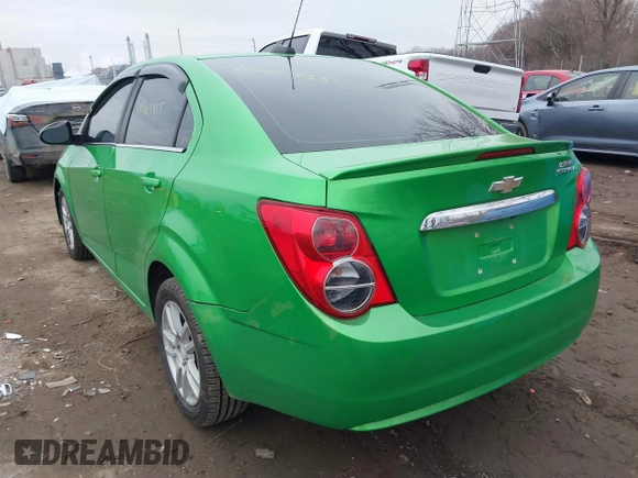 2015 Chevrolet Sonic LT with VIN 1G1JC5SH5F4128952, listed as a IAAI auction lot 41565455 with 125,868 mi miles and . Bid and sale history available at DreamBid. Image 3.