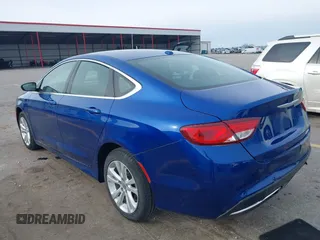 2015 Chrysler 200 Limited with VIN 1C3CCCAB1FN507804, listed as a IAAI auction lot 41854700 with 217,000 mi miles. Bid and sale history available at carsss.com. Image 3.