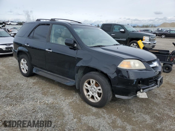 2005 Acura MDX Touring z VIN 2HNYD18985H510948, wystawiony jako Copart lot #49869175 z przebiegiem 199 297 mil mil oraz Szkoda całkowita • Salvage title. Historia ofert i sprzedaży dostępna na DreamBid. Obrazek 4.