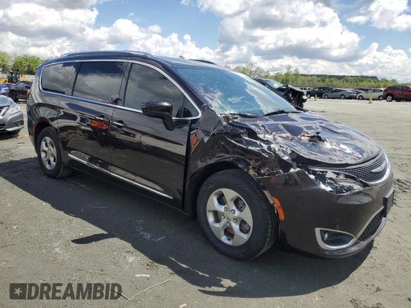 2017 Chrysler Pacifica Touring L Plus with VIN 2C4RC1EG3HR782368, listed as a Copart auction lot 52830615 with 98,621 mi miles and Salvage Title. Bid and sale history available at DreamBid. Image 4.