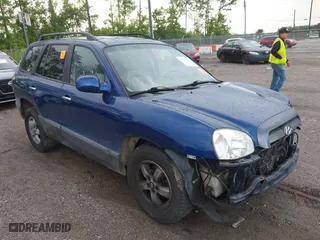 2006 Hyundai Santa Fe GLS with VIN KM8SC13E06U092690, listed as a IAAI auction lot 39584914 with 120,562 mi miles. Bid and sale history available at carsss.com. Image 1.
