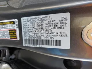 2023 Acura RDX w/Technology Package with VIN 5J8TC2H53PL002948, listed as a Copart auction lot 43728625 with 25,901 mi miles and Salvage Title. Bid and sale history available at carsss.com. Image 12.