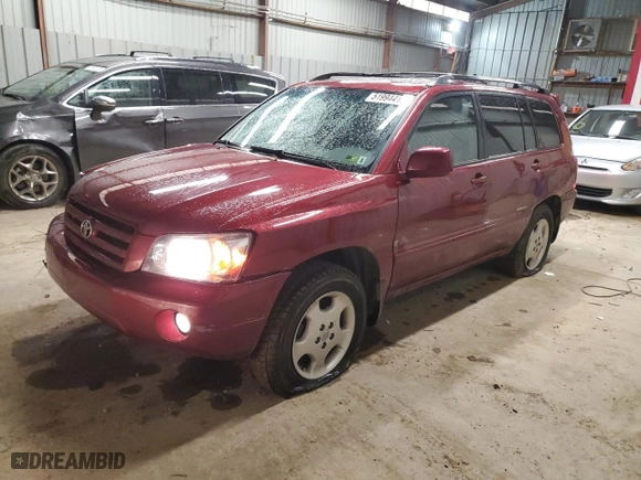 2006 Toyota Highlander w/3rd Row with VIN JTEEP21A560177748, listed as a Copart auction lot 51994415 with 139,631 mi miles and Salvage Title. Bid and sale history available at carsss.com. Image 1.