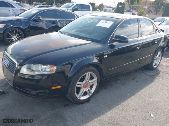 2007 Audi A4 2.0T with VIN WAUAF78E07A063080, listed as a IAAI auction lot 41896271 with 228,307 mi miles. Bid and sale history available at carsss.com. Image 17.