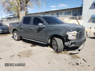 2017 Ford F-150 XL with VIN 1FTEW1EPXHKD42216, listed as a Copart auction lot 49126635 with 84,504 mi miles and Salvage Title. Bid and sale history available at carsss.com. Image 4.