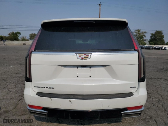 2021 Cadillac Escalade Premium Luxury Platinum with VIN 1GYS4DKL8MR217707, listed as a Copart auction lot 71491894 with 30,091 mi miles and Salvage Title. Bid and sale history available at carsss.com. Image 6.