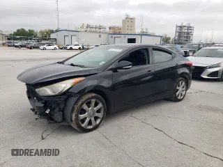 2013 Hyundai Elantra Limited with VIN 5NPDH4AE8DH254009, listed as a Copart auction lot 51278115 with 131,463 mi miles and Salvage Title. Bid and sale history available at DreamBid. Image 1.