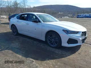 2024 Acura TLX w/A-Spec Package with VIN 19UUB6F51RA000938, listed as a IAAI auction lot 41566703 with 1 mi miles. Bid and sale history available at carsss.com. Image 1.