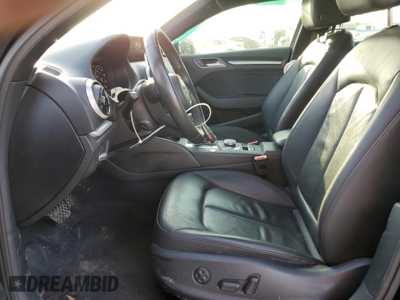 2018 Audi A3 Premium with VIN WAUAUGFF3J1092839, listed as a Copart auction lot 61115184 with 88,313 mi miles and Salvage Title. Bid and sale history available at DreamBid. Image 7.