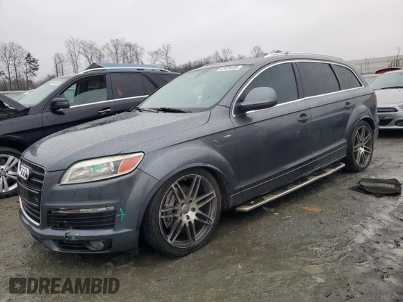 2008 Audi Q7 4.2L Premium with VIN WA1EV74LX8D037625, listed as a Copart auction lot 42424435 with 175,993 mi miles and Salvage Title. Bid and sale history available at carsss.com. Image 1.