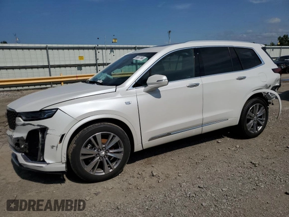 2022 Cadillac XT6 Premium Luxury with VIN 1GYKPDRS7NZ114056, listed as a Copart auction lot 66507104 with 21,989 mi miles and Clean Title. Bid and sale history available at carsss.com. Image 1.