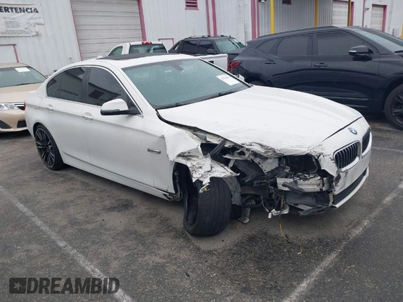 2015 BMW 5 Series 535i with VIN WBA5B1C56FG126888, listed as a IAAI auction lot 41722011 with 168,785 mi miles and . Bid and sale history available at carsss.com. Image 1.