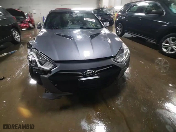 2015 Hyundai Genesis Coupe 3.8L Base with VIN KMHHT6KJ4FU128421, listed as a Copart auction lot 83052144 with 66,571 mi miles and Salvage Title. Bid and sale history available at carsss.com. Image 12.