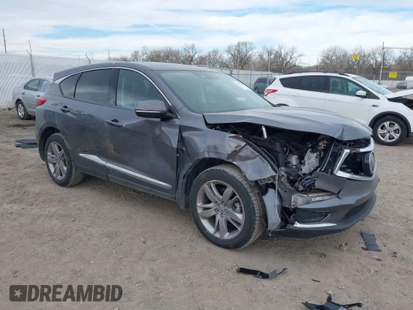 2019 Acura RDX Advance with VIN 5J8TC1H71KL008218, listed as a IAAI auction lot 41793344 with 110,633 mi miles and . Bid and sale history available at DreamBid. Image 1.