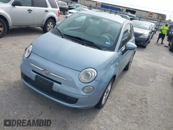 2013 FIAT 500 Pop with VIN 3C3CFFAR6DT566589, listed as a IAAI auction lot 42273230 with 134,496 mi miles and . Bid and sale history available at DreamBid. Image 2.