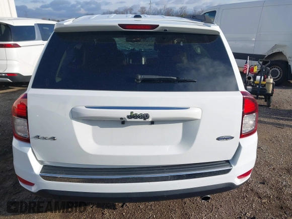 2017 Jeep Compass High Altitude with VIN 1C4NJDEB4HD192984, listed as a IAAI auction lot 41944213 with 128,437 mi miles. Bid and sale history available at carsss.com. Image 16.