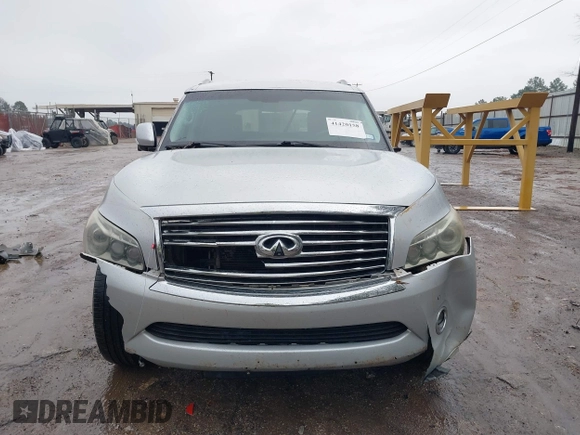 2011 Infiniti QX56 7-passenger with VIN JN8AZ2NFXB9502522, listed as a IAAI auction lot 41420158 with 171,806 mi miles and . Bid and sale history available at DreamBid. Image 6.
