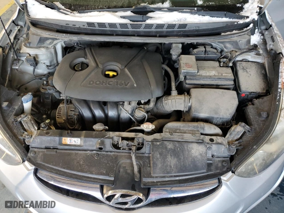 2013 Hyundai Elantra GLS PZEV with VIN 5NPDH4AE7DH442553, listed as a Copart auction lot 87418364 with 165,324 mi miles and Salvage Title. Bid and sale history available at carsss.com. Image 11.