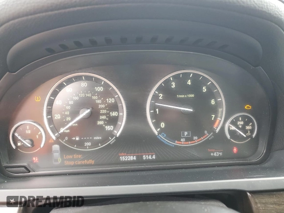 2013 BMW 7 Series 750Li xDrive with VIN WBAYF8C55DDE59031, listed as a Copart auction lot 52822935 with 152,284 mi miles and Clean Title. Bid and sale history available at carsss.com. Image 9.
