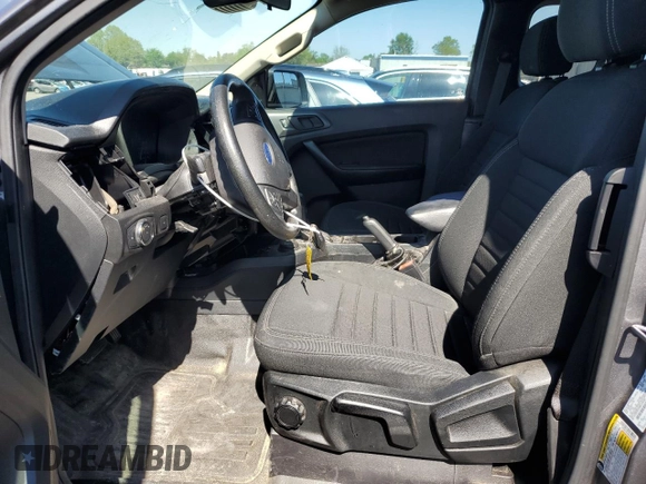 2021 Ford Ranger XL with VIN 1FTER1FH3MLD29200, listed as a Copart auction lot 54966495 with 38,096 mi miles and Salvage Title. Bid and sale history available at carsss.com. Image 7.
