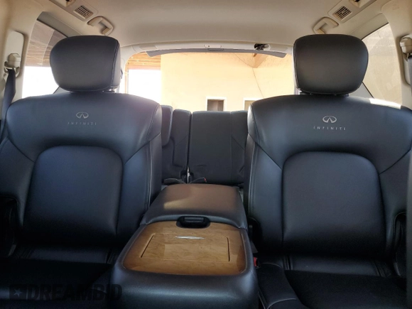 2012 Infiniti QX56 7-passenger with VIN JN8AZ2NF8C9515139, listed as a Copart auction lot 77578344 with 81,886 mi miles and Salvage Title. Bid and sale history available at carsss.com. Image 10.