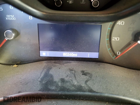 2020 GMC Canyon 4WD SLT with VIN 1GTG6DEN8L1117560, listed as a Copart auction lot 79890664 with 80,260 mi miles and Salvage Title. Bid and sale history available at carsss.com. Image 9.
