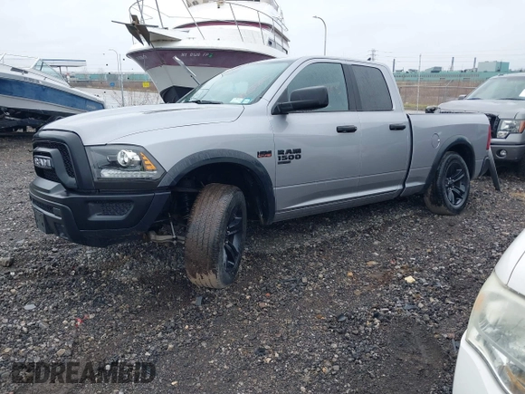 2021 Ram 1500 Classic Warlock with VIN 1C6RR7GT2MS595912, listed as a IAAI auction lot 41733123 with 33,156 mi miles. Bid and sale history available at carsss.com. Image 2.