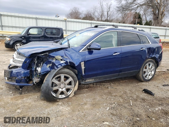 2012 Cadillac SRX Performance Collection with VIN 3GYFNEE36CS655976, listed as a Copart auction lot 47621475 with 144,835 mi miles and Salvage title. Bid and sale history available at DreamBid. Image 1.