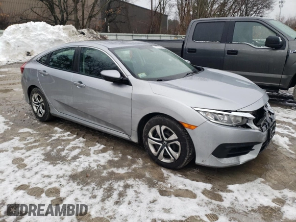 2017 Honda Civic Sedan LX with VIN 19XFC2F50HE230334, listed as a Copart auction lot 44577635 with 90,791 mi miles and Salvage Title. Bid and sale history available at carsss.com. Image 4.