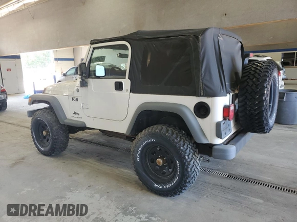 2004 Jeep Wrangler X z VIN 1J4FA39S14P724963, wystawiony jako Copart lot #59345075 z przebiegiem 70 185 mil mil oraz Czysty tytuł • Clean title. Historia ofert i sprzedaży dostępna na DreamBid. Obrazek 2.