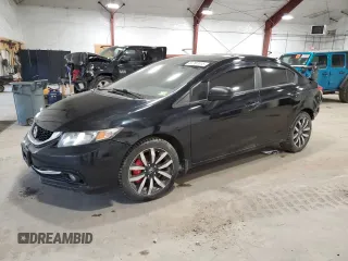 2015 Honda Civic EX-L z VIN 2HGFB2F90FH512613, wystawiony jako Copart lot #51787015 z przebiegiem 124 060 mil mil oraz Szkoda całkowita • Salvage title. Historia ofert i sprzedaży dostępna na DreamBid. Obrazek 1.