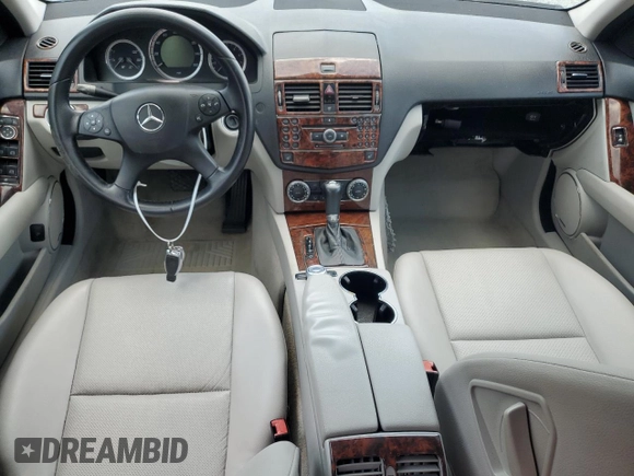 2009 Mercedes-Benz C 300 Sport with VIN WDDGF81X29F226449, listed as a Copart auction lot 62233485 with Not provided miles and Clean title. Bid and sale history available at DreamBid. Image 8.