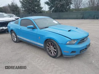 2010 Ford Mustang V6 with VIN 1ZVBP8AN6A5114955, listed as a IAAI auction lot 41219711 with 143,658 mi miles. Bid and sale history available at carsss.com. Image 1.