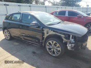 2019 Hyundai Elantra GT N Line with VIN KMHH55LC5KU109231, listed as a Copart auction lot 71754924 with 76,137 mi miles and Salvage Title. Bid and sale history available at carsss.com. Image 4.