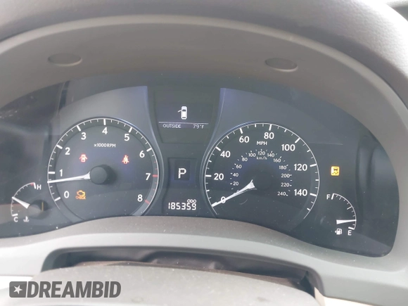 2011 Lexus RX 350 with VIN JTJZK1BA4B2411340, listed as a IAAI auction lot 42465830 with 185,359 mi miles and . Bid and sale history available at DreamBid. Image 7.