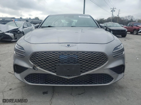 2022 Genesis G70 3.3T with VIN KMTG54TE0NU094803, listed as a Copart auction lot 79258544 with 42,832 mi miles and Salvage Title. Bid and sale history available at carsss.com. Image 5.