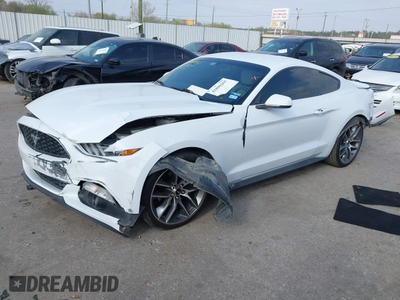 2016 Ford Mustang EcoBoost with VIN 1FA6P8TH0G5228217, listed as a IAAI auction lot 41806265 with 111,061 mi miles. Bid and sale history available at carsss.com. Image 18.
