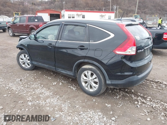2012 Honda CR-V EX-L with VIN JHLRM3H76CC000797, listed as a IAAI auction lot 41800902 with 205,393 mi miles. Bid and sale history available at carsss.com. Image 3.