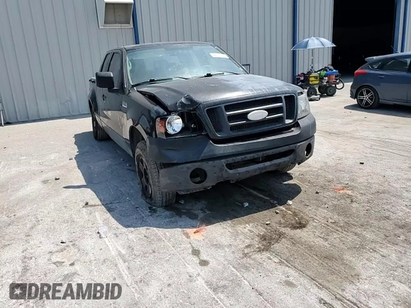 2006 Ford F-150 STX with VIN 1FTRX02WX6KB72599, listed as a Copart auction lot 58015195 with 260,572 mi miles and Salvage title. Bid and sale history available at DreamBid. Image 13.