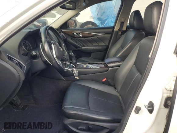 2018 Infiniti Q50 2.0t LUXE with VIN JN1CV7AP6JM240900, listed as a Copart auction lot 44648925 with 52,619 mi miles and Salvage Title. Bid and sale history available at carsss.com. Image 7.