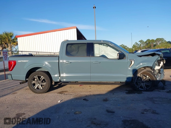 2023 Ford F-150 XL with VIN 1FTEW1CP7PKD30770, listed as a IAAI auction lot 41691526 with 3,000 mi miles. Bid and sale history available at carsss.com. Image 13.