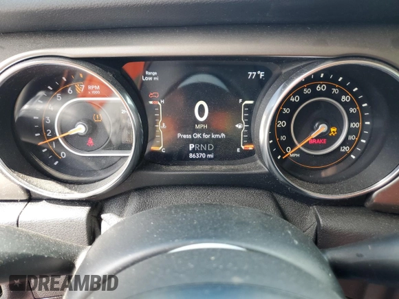 2019 Jeep Wrangler Sport S z VIN 1C4GJXAGXKW510968, wystawiony jako Copart lot #55758615 z przebiegiem 86 370 mil mil oraz Szkoda całkowita • Salvage title. Historia ofert i sprzedaży dostępna na DreamBid. Obrazek 9.
