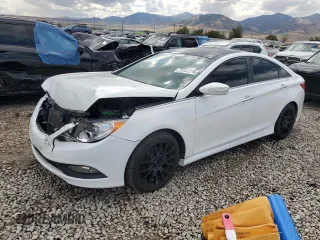 2014 Hyundai Sonata Limited with VIN 5NPEC4AB5EH827118, listed as a Copart auction lot 71737274 with 149,597 mi miles and Salvage Title. Bid and sale history available at DreamBid. Image 1.