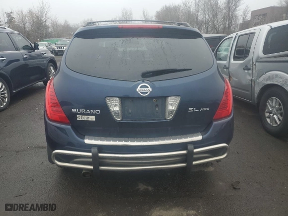 2007 Nissan Murano S with VIN JN8AZ08W07W660621, listed as a Copart auction lot 49340275 with 173,979 mi miles and Salvage Title. Bid and sale history available at carsss.com. Image 6.