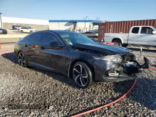 2018 Honda Accord Sedan Sport 1.5T with VIN 1HGCV1F38JA150327, listed as a Copart auction lot 48399355 with 96,371 mi miles and Salvage Title. Bid and sale history available at carsss.com. Image 4.