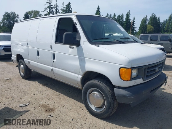 2003 Ford Econoline Cargo z VIN 1FTNE24L23HA72170, wystawiony jako IAAI lot #42496652 z przebiegiem 120 746 mil mil oraz . Historia ofert i sprzedaży dostępna na DreamBid. Obrazek 1.