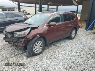 2015 Honda CR-V EX-L with VIN 2HKRM3H77FH510629, listed as a Copart auction lot 51995625 with 132,943 mi miles and Salvage Title. Bid and sale history available at carsss.com. Image 1.