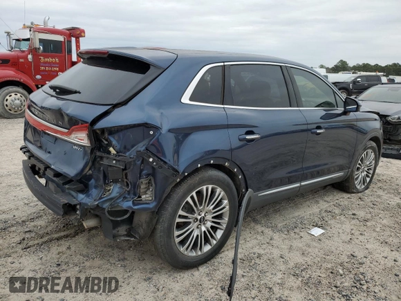 2017 Lincoln MKX Reserve with VIN 2LMPJ8LR6HBL22365, listed as a Copart auction lot 87891455 with 60,871 mi miles and Salvage title. Bid and sale history available at DreamBid. Image 3.